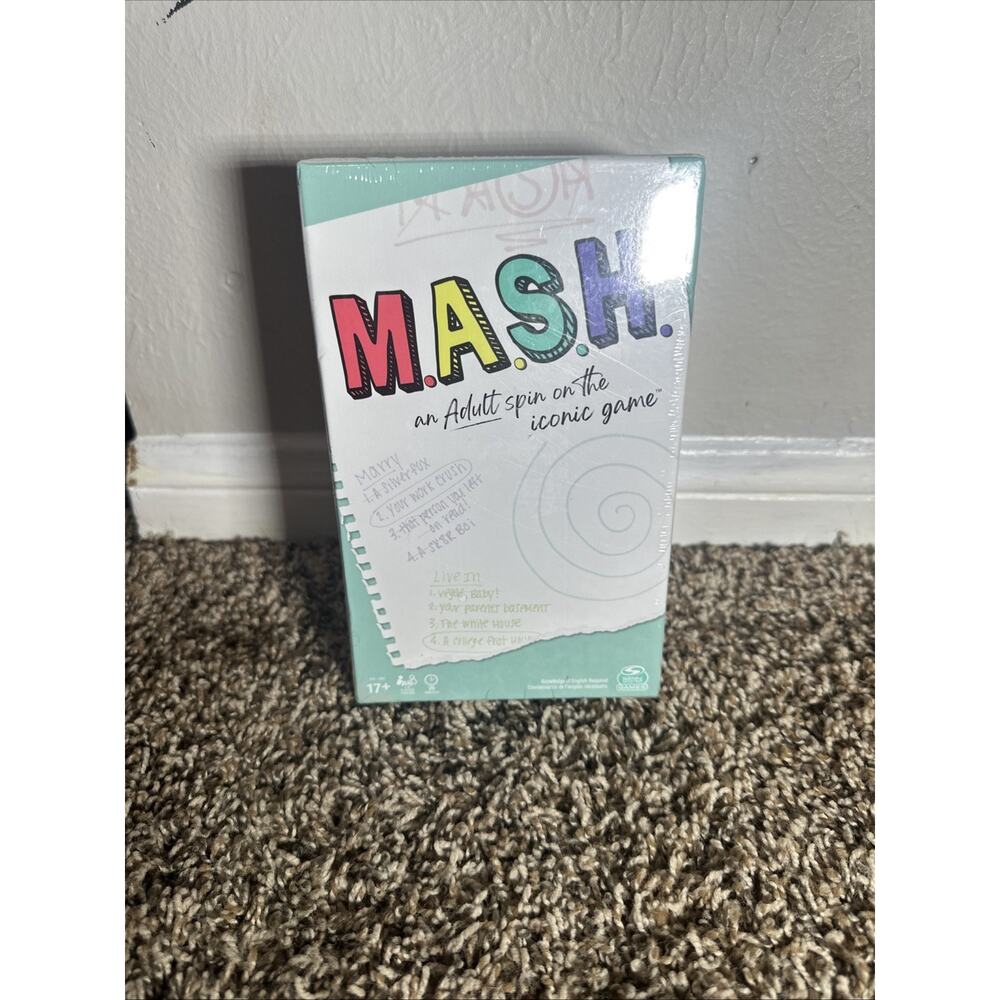 MASH Game COMPLETE Factory sealed Spin Master 2020 Adult Party